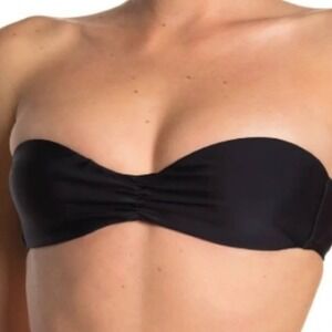 All Saints Black Lazo Bikini Top Size Extra Small NWT